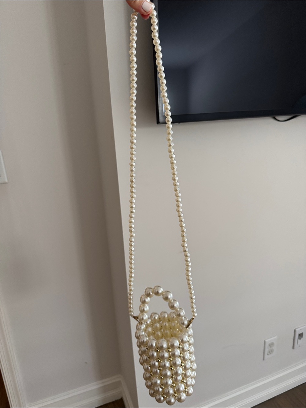 Pearl Beaded Bag